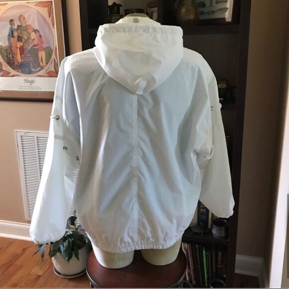 Vintage London Fog White Jacket LARGE - Picture 5 of 8